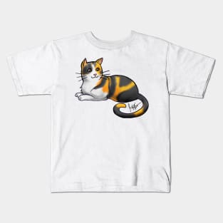Cat - American Shorthair - Calico Kids T-Shirt